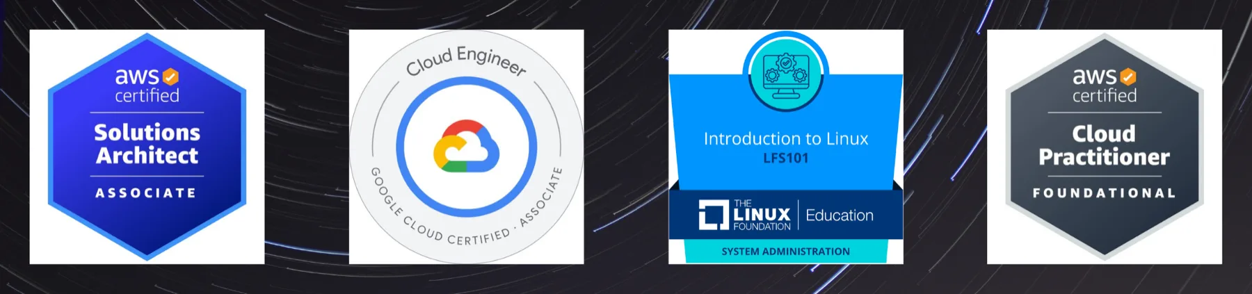 Credly certifications