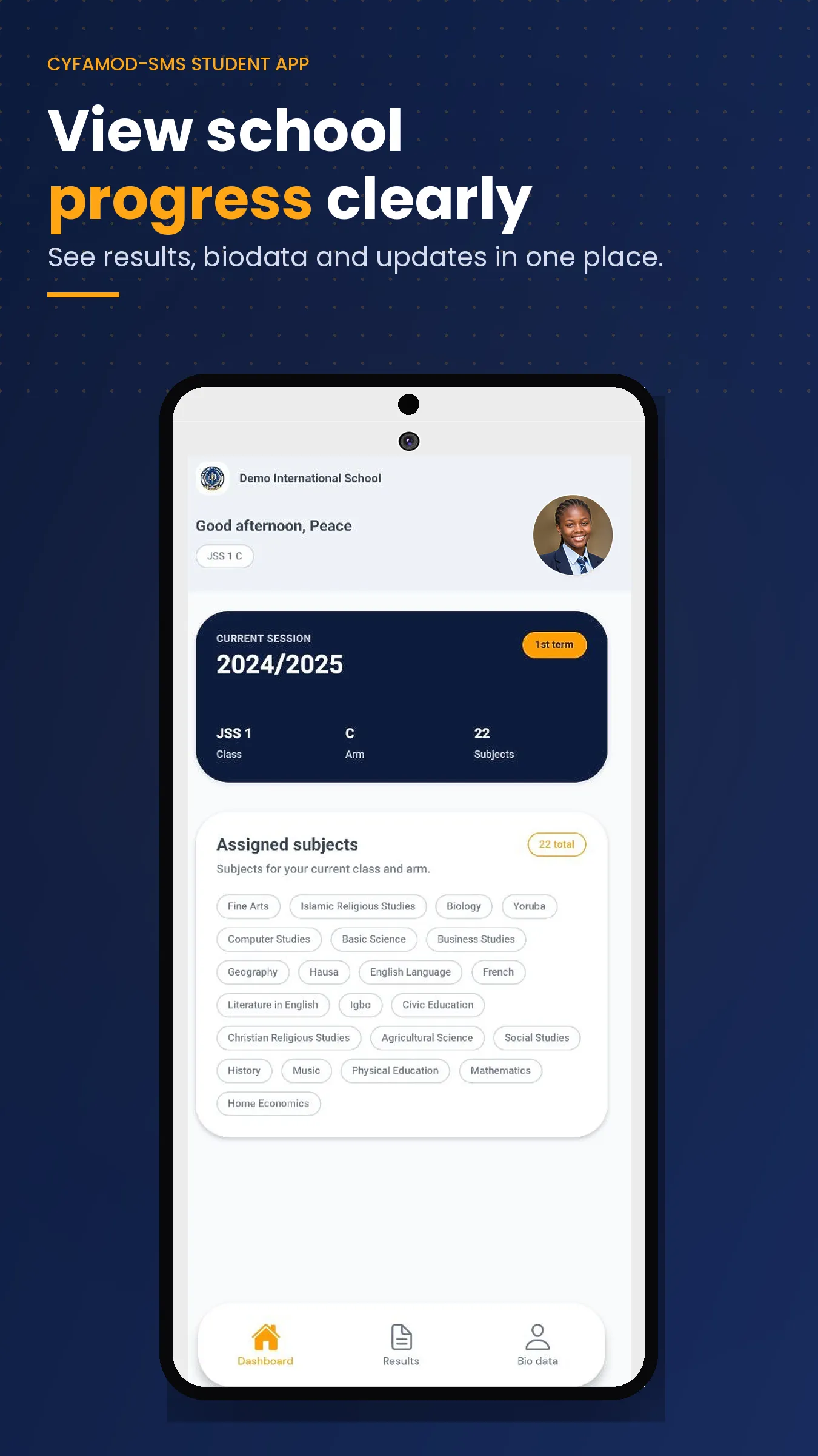 Student Dashboard Screen