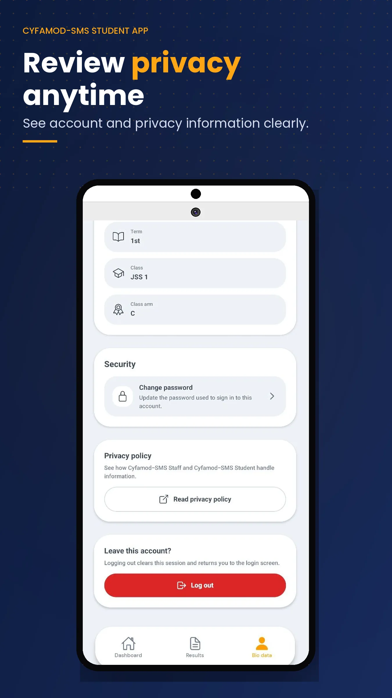 Student Account Security